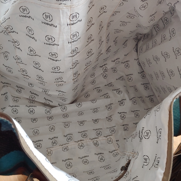 🎁Rug tooled leather duffel bag western tribal New - Picture 9 of 16